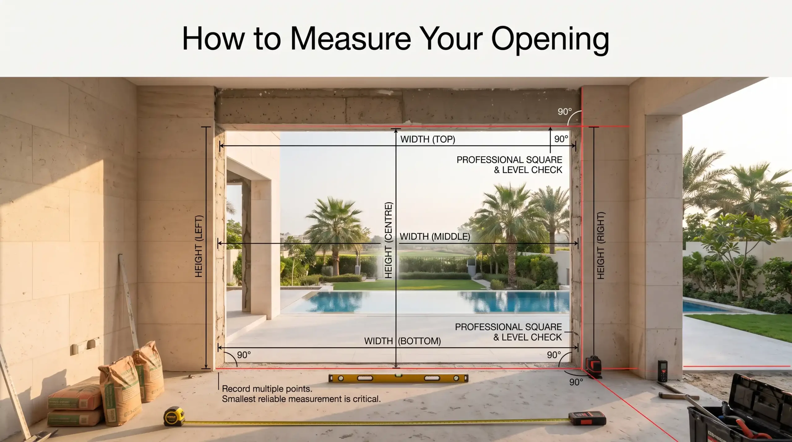 How to Measure for a Bifold Door