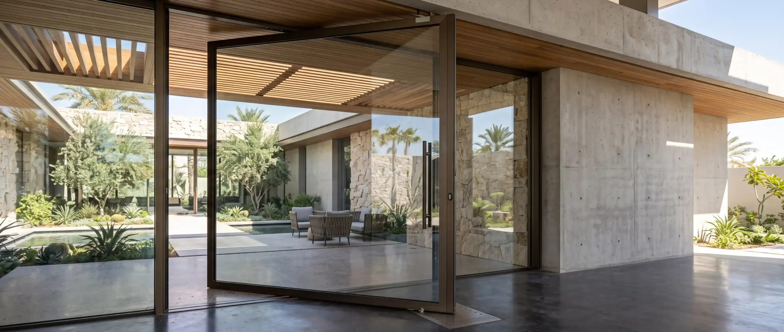 Glass Specification for UAE Pivot Doors