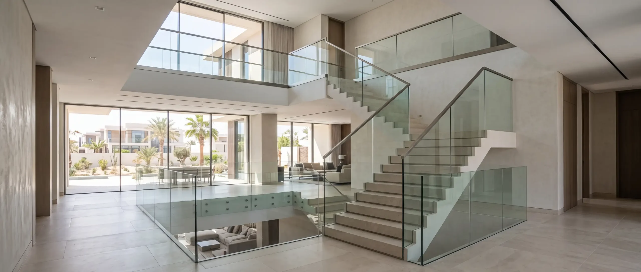 cost of glass balustrade stairs